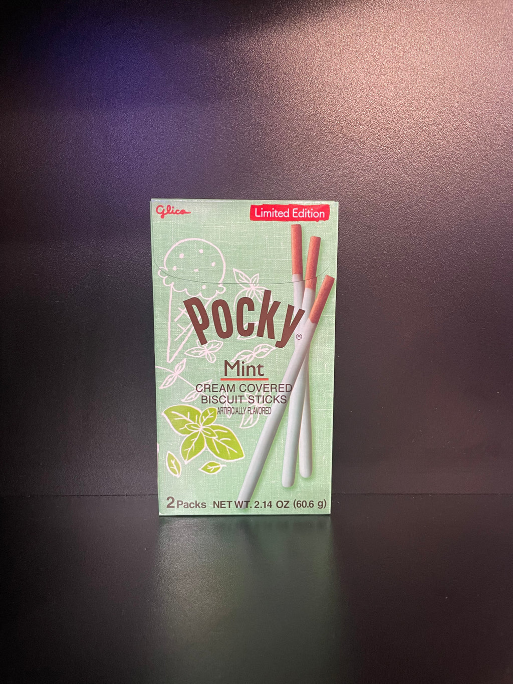 Glico Pocky Chocolate Mint Biscuit Sticks 60.6g