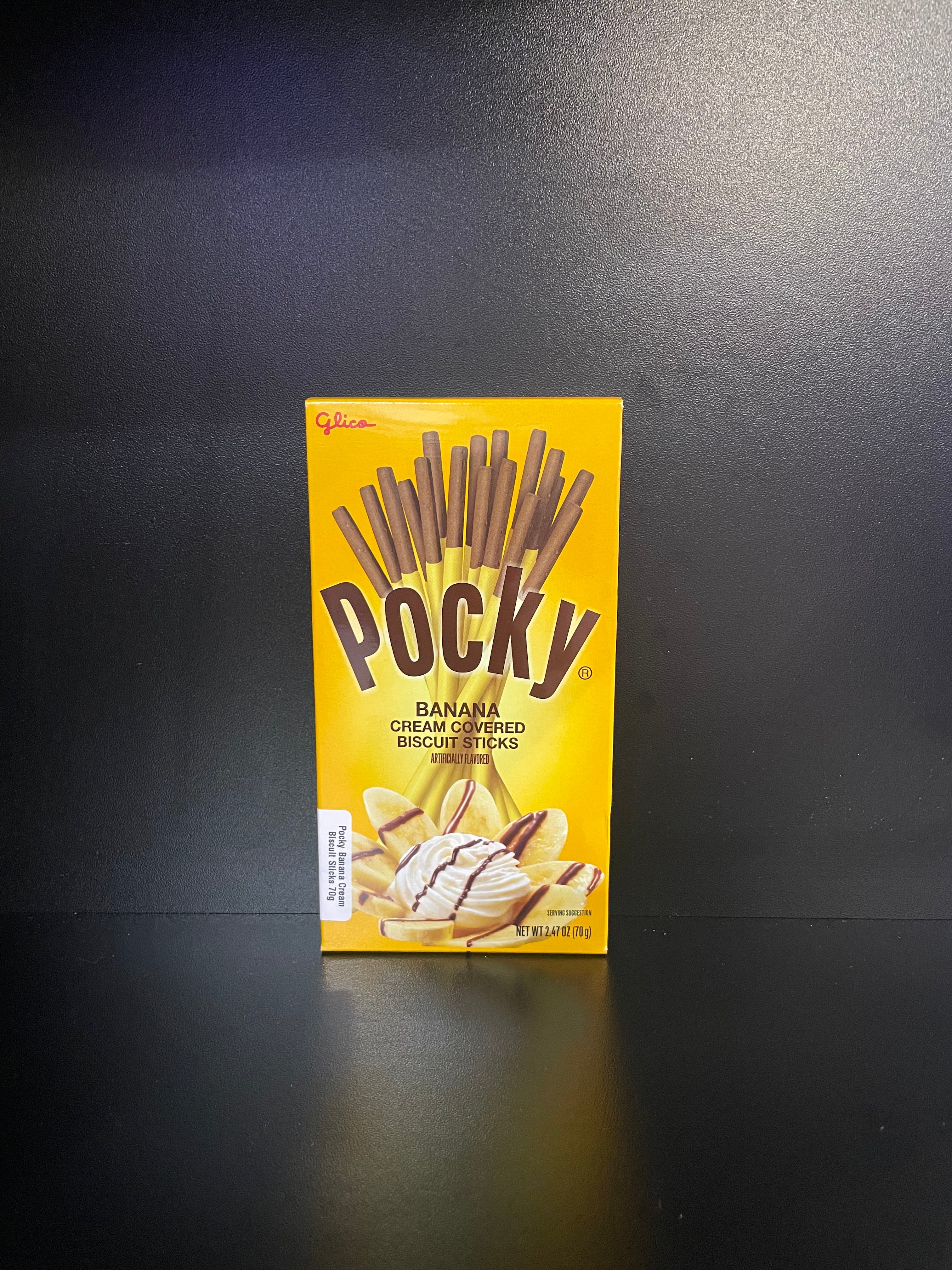 Glico Pocky Banana Cream Biscuit Sticks 70g