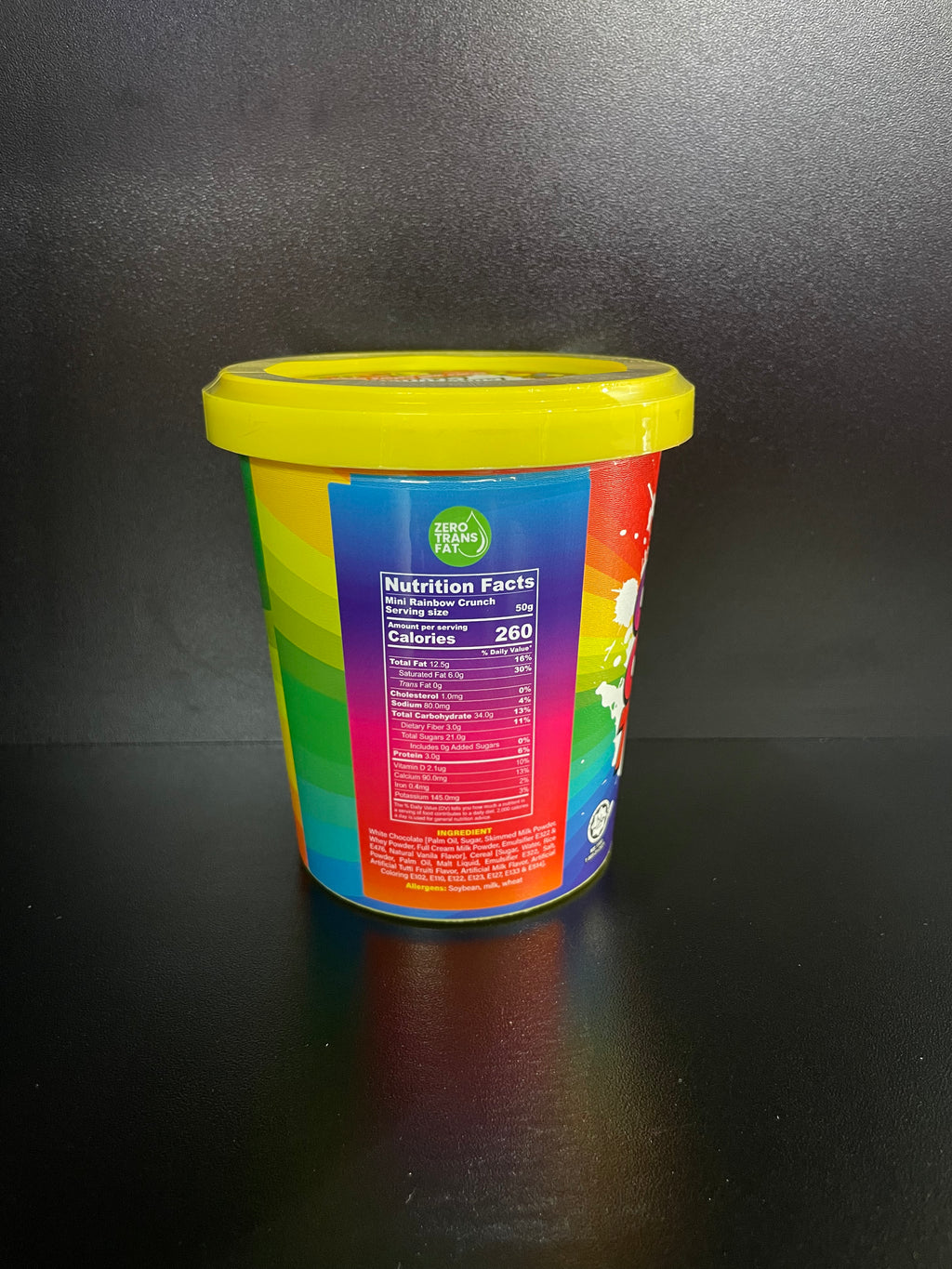 NIMS Crispy Choco Tub Mini Rainbow Crunch 250g