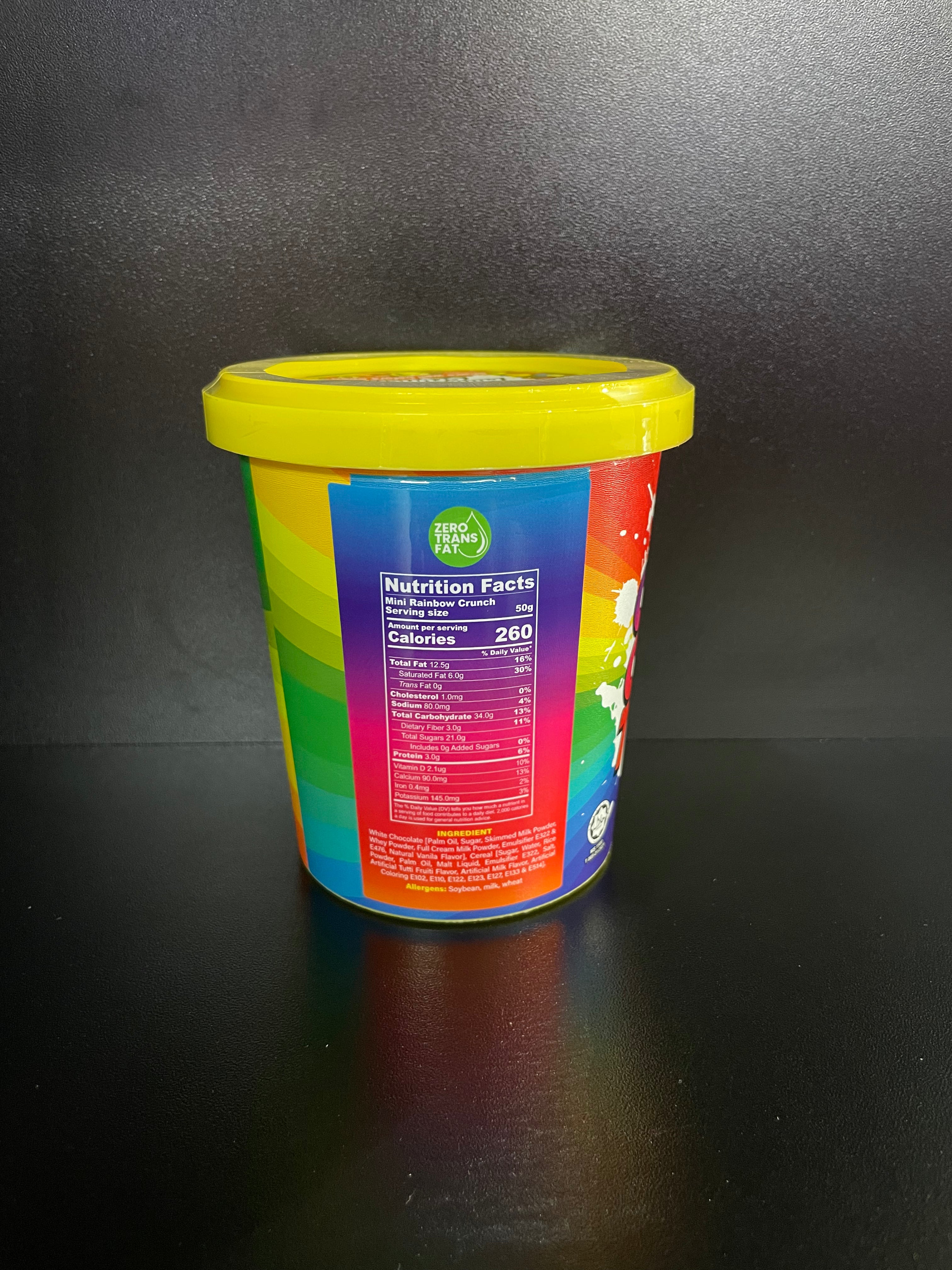 NIMS Crispy Choco Tub Mini Rainbow Crunch 250g