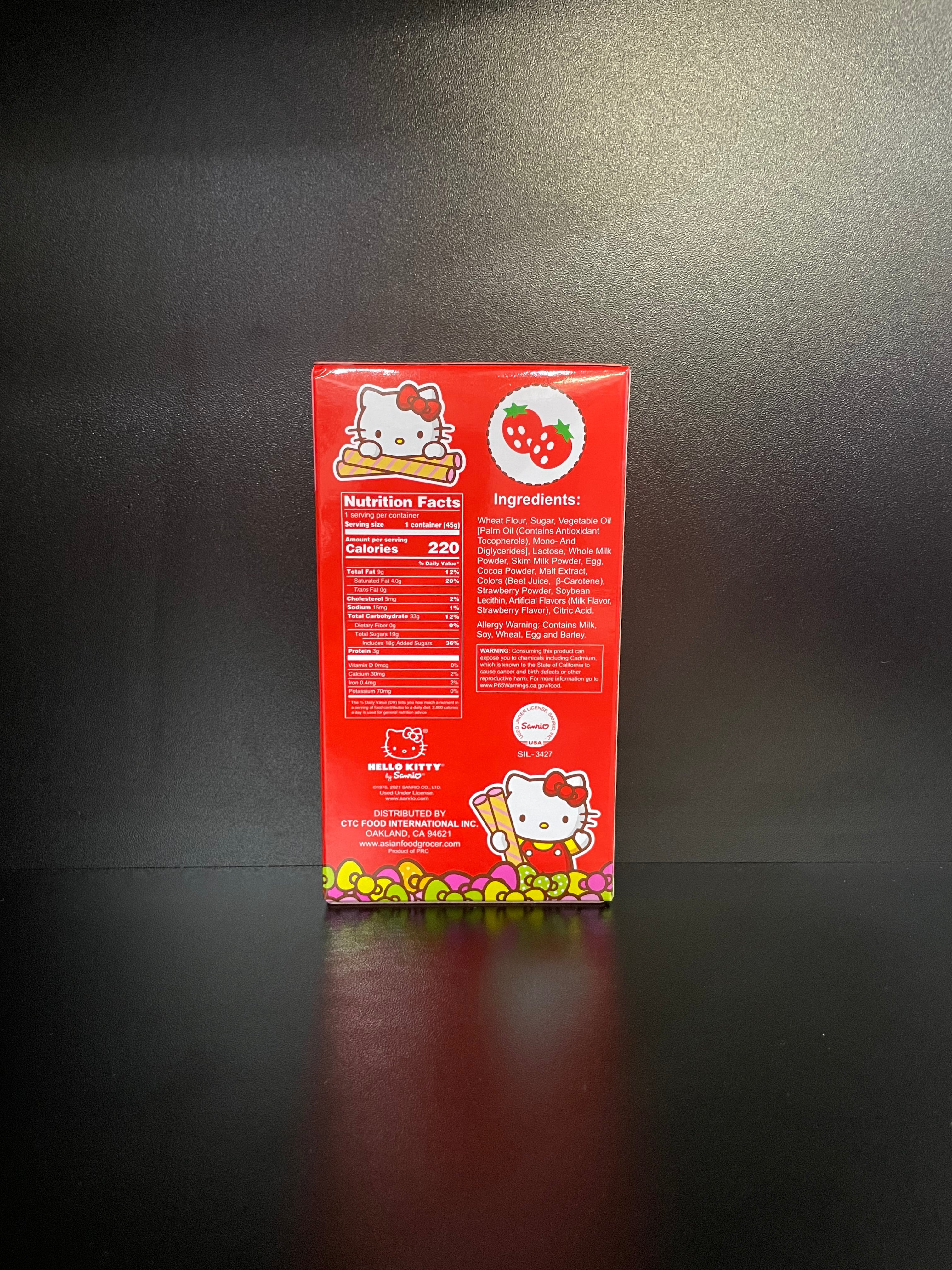 Sanrio Hello Kitty Strawberry Wafer Cookies 45g