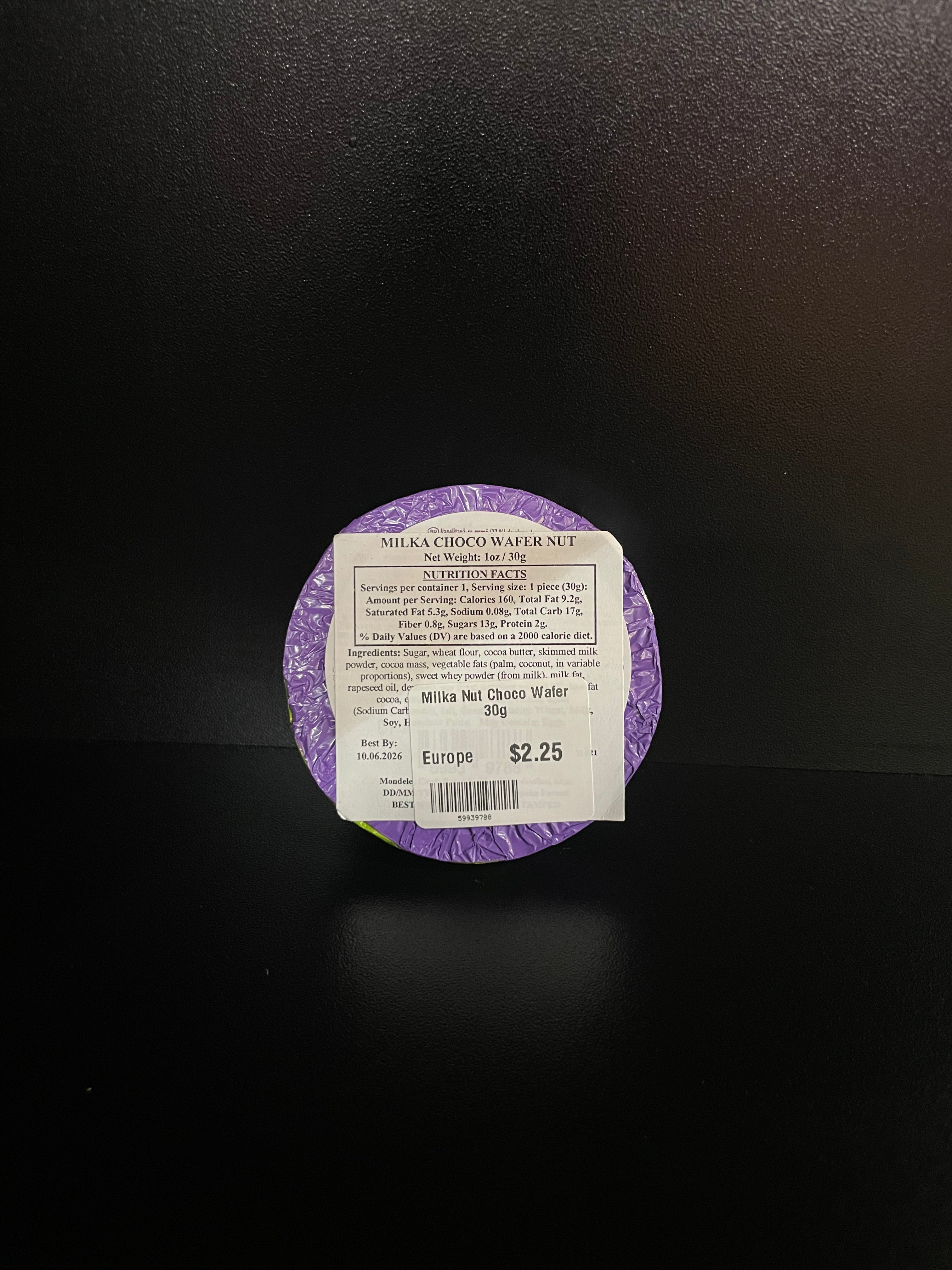 Milka Choco Wafer Nut 30g