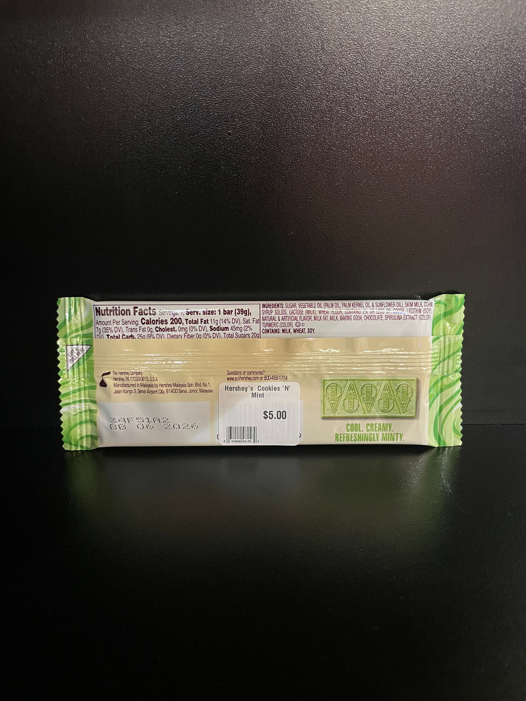 Hershey’s Cookies ‘N’ Mint 39g