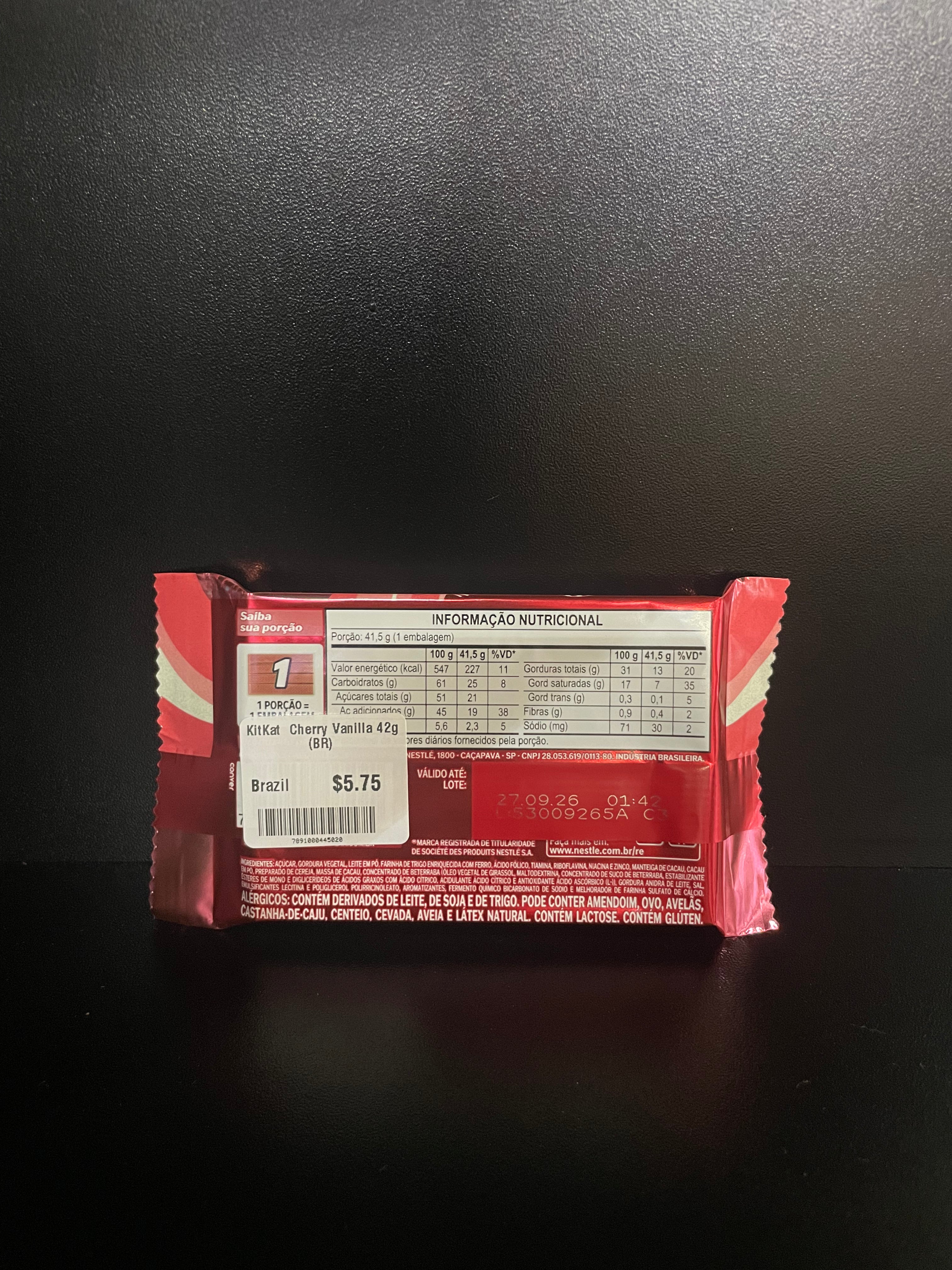 Nestle KitKat Cherry Vanilla 41.5g