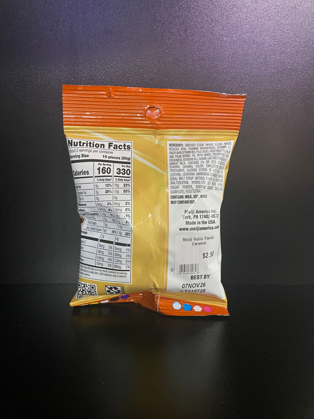 Meiji Hello Panda Caramel 62g
