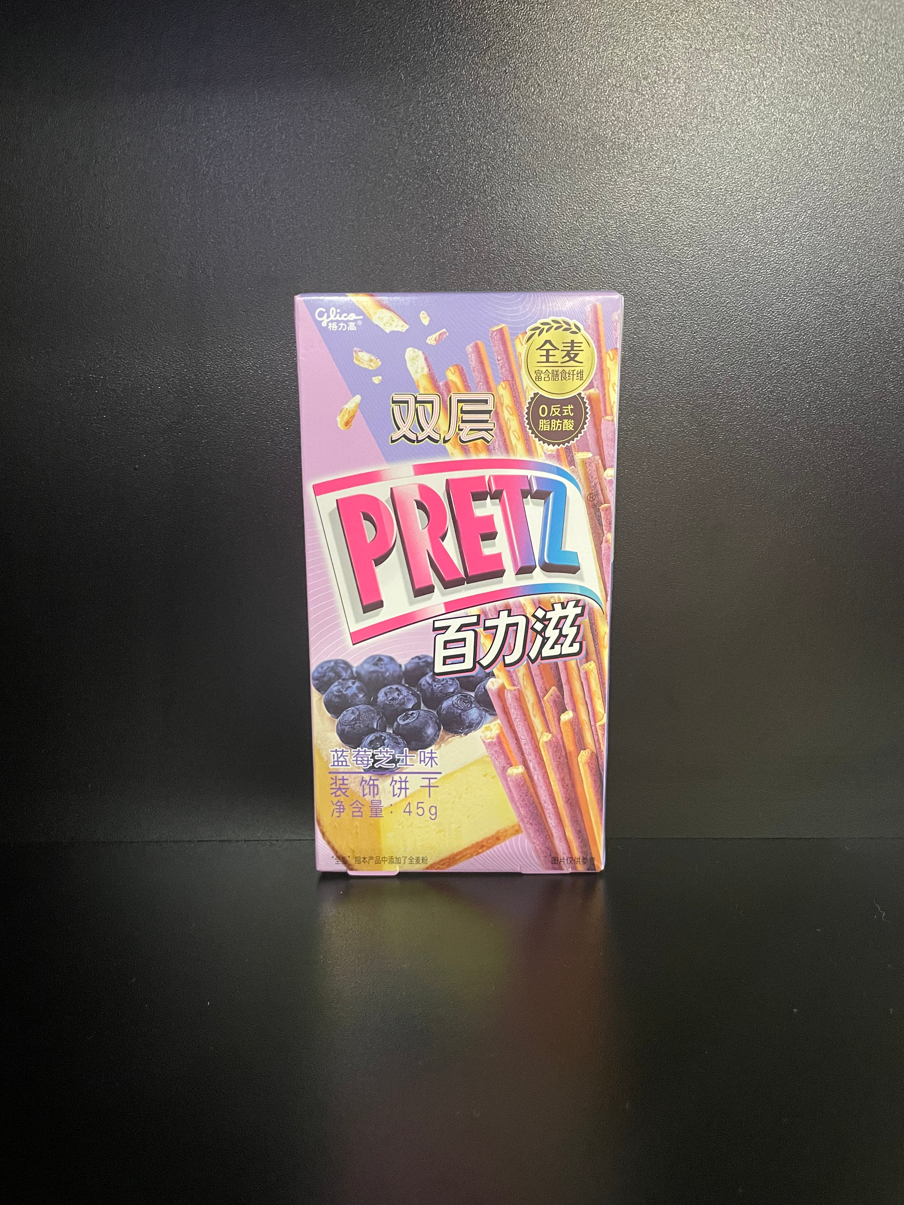 Glico Pretz Blueberry Cheesecake 45g