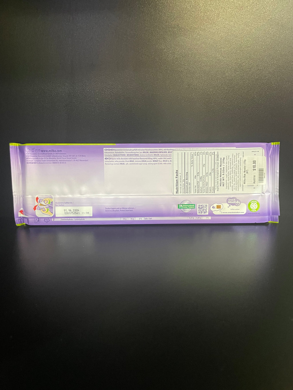 Milka Max Nussini 270g